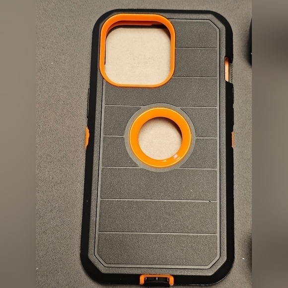 NEW Case & Holster for IPHONE 13 Pro Orange & Black - Picture 4 of 11